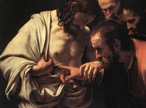 "Doubting Thomas" - Caravaggio 1603