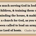 serving God in looking after your own children - Spurgeon